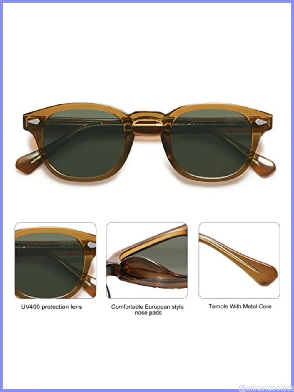 Retro Small Round Sunglasses UV400 Protection Lenses Unisex